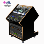 Gabinete de Rack Pro Negro y Haya
